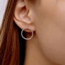 Silver studs &amp;quot;Grace&amp;quot; - 2