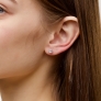 Silver earrings "Legend" - 3 Silver earrings "Legend" - 3