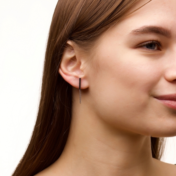 Silver earrings "Josephine" - 3 Silver earrings "Josephine" - 3