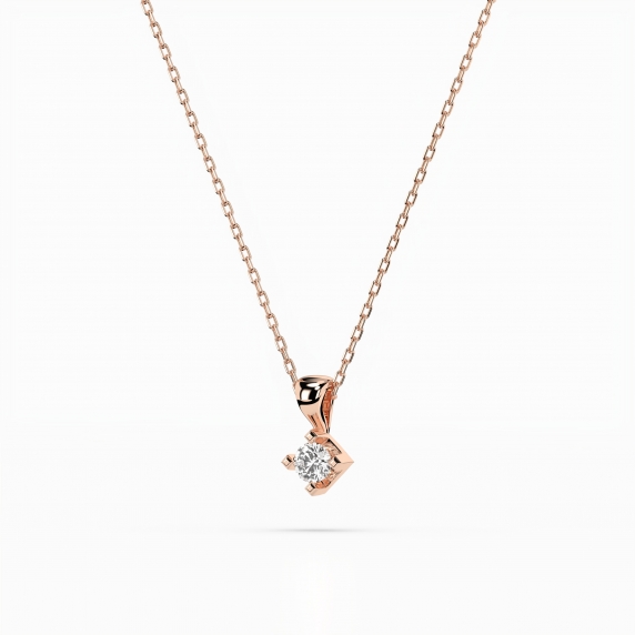 Gold Necklace «Tenderness» - 3 Gold Necklace «Tenderness» - 3