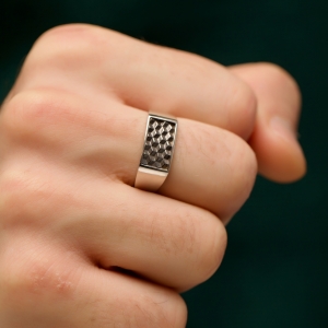 Silver ring "Frontier"