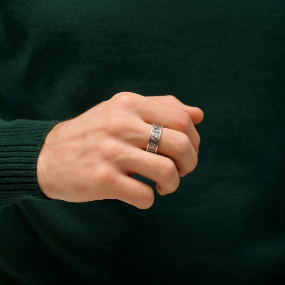 Silver ring &amp;quot;13 Runes&amp;quot; - 7
