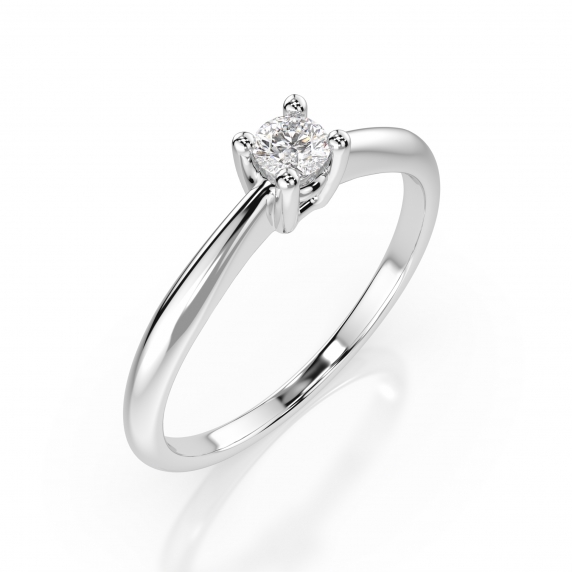 Gold Ring «Elegance» - 1