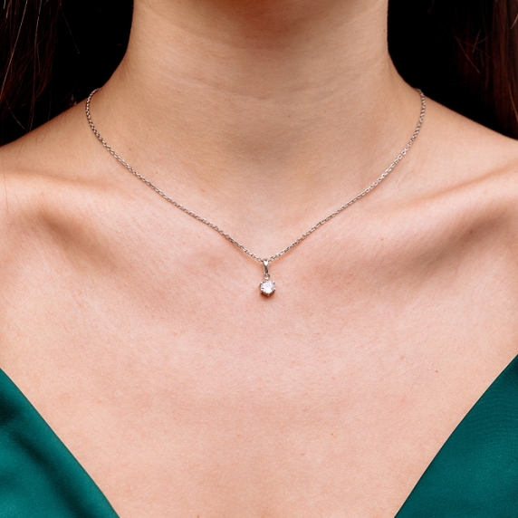 Silver pendant &amp;quot;Adelina&amp;quot; - 4