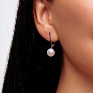 Silver earrings "Night Sparks"