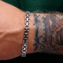 Silver bracelet "Double Anchor" - 4 Silver bracelet "Double Anchor" - 4