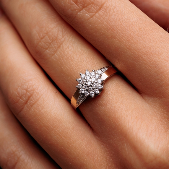 Silver ring "Tenderness" - 2 Silver ring "Tenderness" - 2