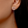 Silver earrings "Grace" - 1 Silver earrings "Grace" - 1