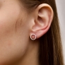 Silver earrings "Secret" - 1 Silver earrings "Secret" - 1