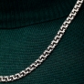 Silver chain "Bismarck" - 1 Silver chain "Bismarck" - 1