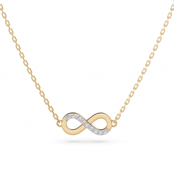 Gold necklace &amp;quot;Infinity&amp;quot; - 1