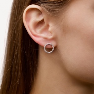 Silver earrings "Camilla"