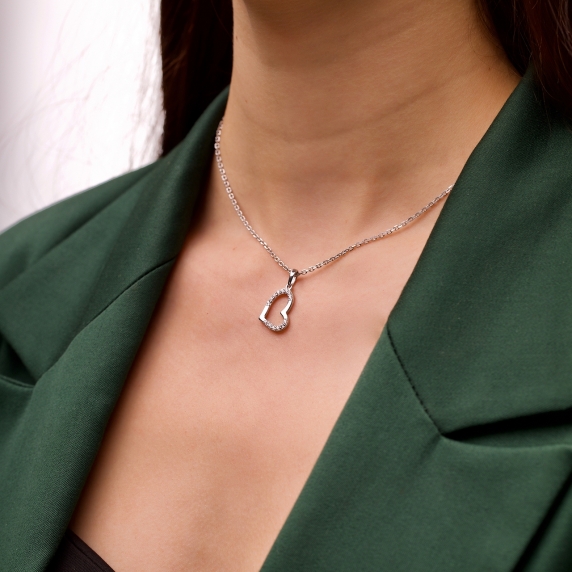 Silver pendant "Heart" - 2 Silver pendant "Heart" - 2