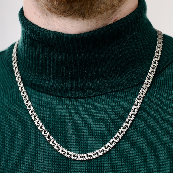 Silver chain "Bismarck" - 5 Silver chain "Bismarck" - 5