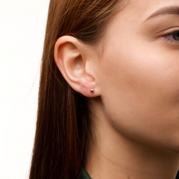 Silver stud earrings "Inspiration" - 3 Silver stud earrings "Inspiration" - 3