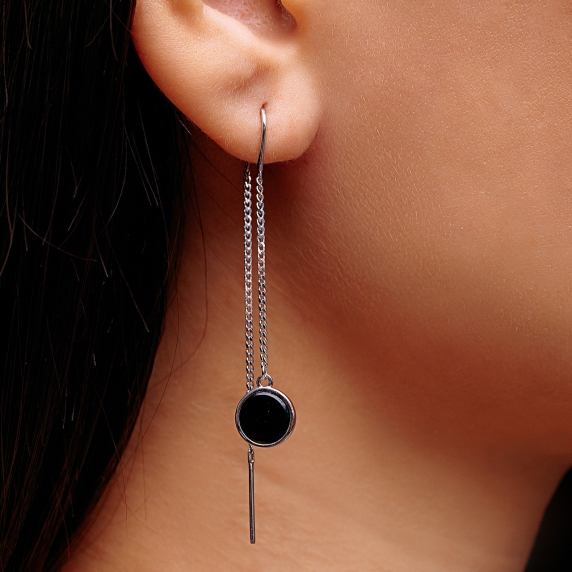 Silver earrings "Harmony" - 1 Silver earrings "Harmony" - 1