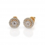 Gold Earrings «Harmony» - 1
