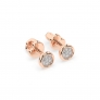 Gold earrings &amp;quot;Moon&amp;quot; - 3