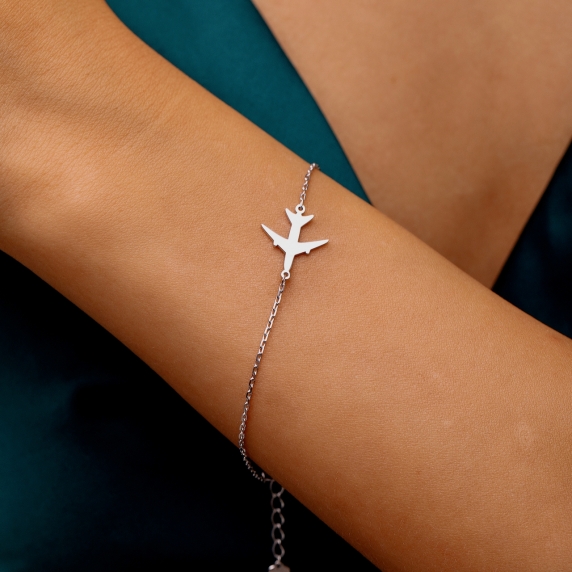Silver bracelet "Airplane" - 2 Silver bracelet "Airplane" - 2