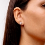 Silver earrings "Heart" - 1 Silver earrings "Heart" - 1
