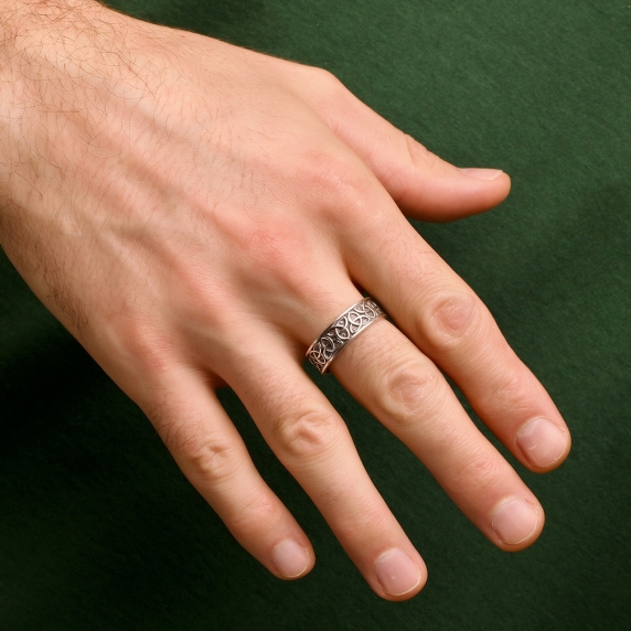 Silver ring &amp;quot;Credo&amp;quot; - 3