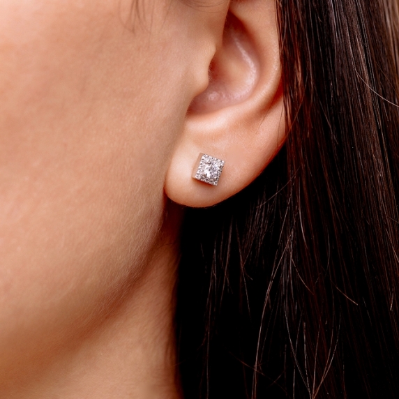 Silver earrings &amp;quot;Alicia&amp;quot; - 1