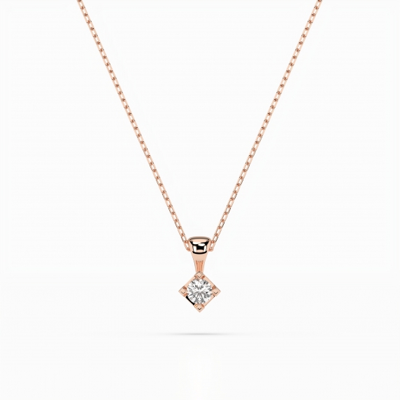 Gold Necklace «Tenderness» - 1 Gold Necklace «Tenderness» - 1