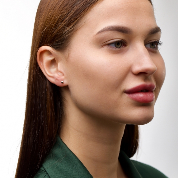 Silver stud earrings "Inspiration" - 2 Silver stud earrings "Inspiration" - 2
