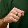 Silver ring &amp;quot;Credo&amp;quot; - 4