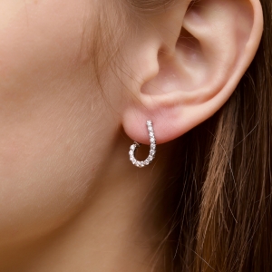 Silver earrings "Marianna"