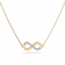 Gold necklace &amp;quot;Infinity&amp;quot; - 1