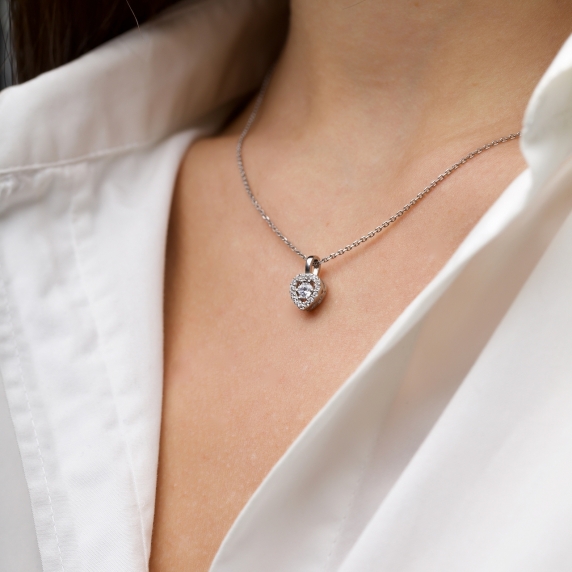Silver pendant "Heart" - 2 Silver pendant "Heart" - 2