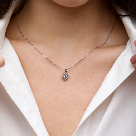 Silver pendant "Heart" - 3 Silver pendant "Heart" - 3
