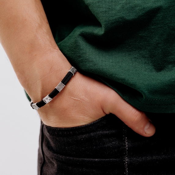 Silver bracelet &amp;quot;10 Runes&amp;quot; - 4