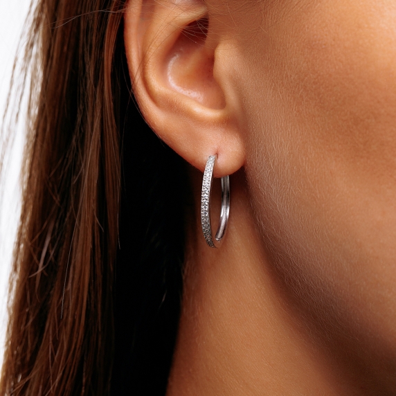 Silver earrings "Moonlight" - 1 Silver earrings "Moonlight" - 1