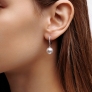 Silver earrings &amp;quot;Melody&amp;quot; - 1