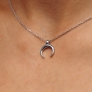 Silver necklace "Moon" - 3 Silver necklace "Moon" - 3