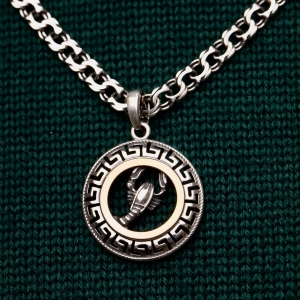 Silver pendant "Cancer"