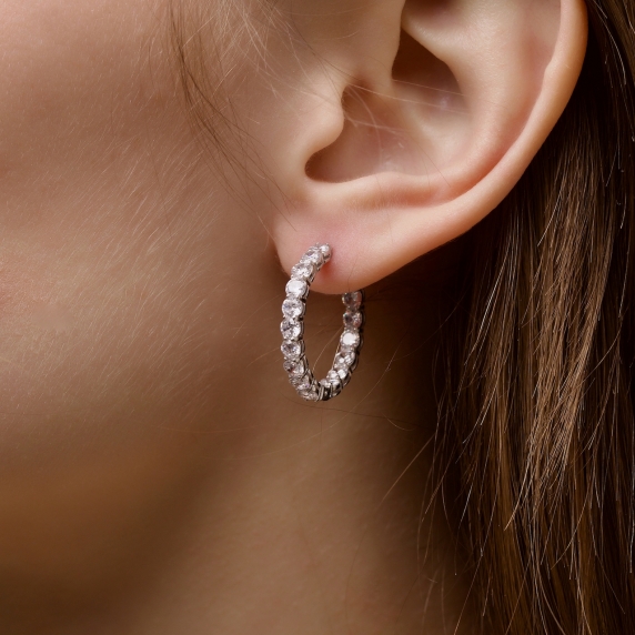 Silver earrings "Eliza" - 1 Silver earrings "Eliza" - 1