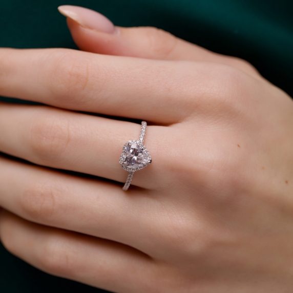 Silver ring "Heart" - 2 Silver ring "Heart" - 2
