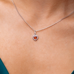 Silver pendant "Heart"