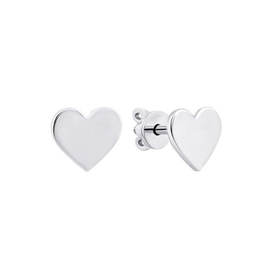 Silver earrings "Heart" - 4 Silver earrings "Heart" - 4