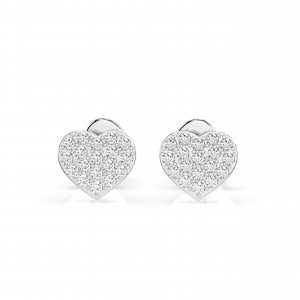 Gold Earrings &laquo;Heart&raquo;