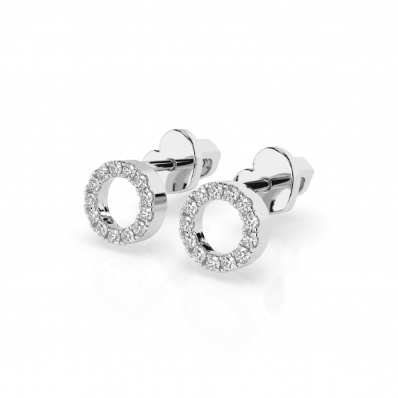 Gold Earrings «Shine» - 2 Gold Earrings «Shine» - 2