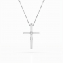 Gold Necklace «Cross» - 1
