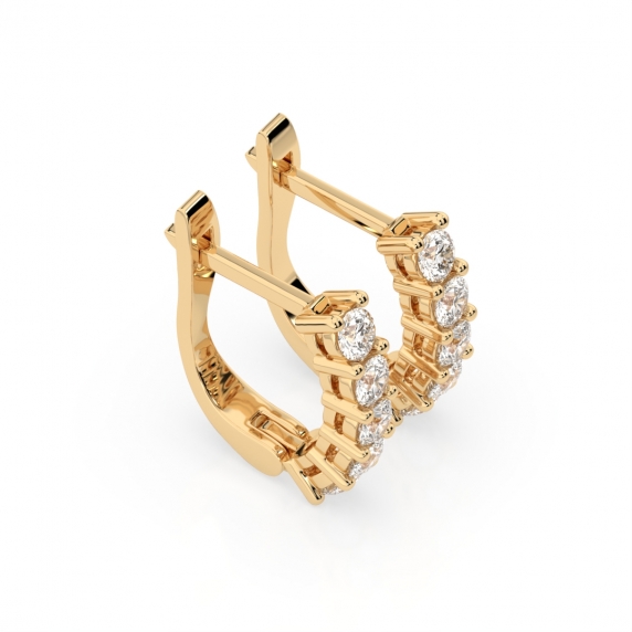 Gold Earrings «Fantasy» - 2 Gold Earrings «Fantasy» - 2