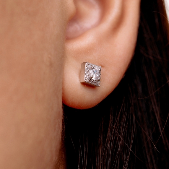 Silver earrings &amp;quot;Alicia&amp;quot; - 2