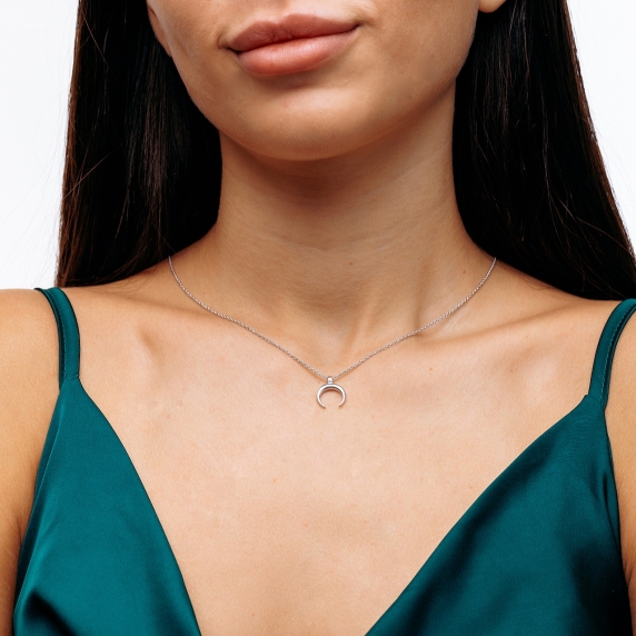 Silver necklace "Moon" - 4 Silver necklace "Moon" - 4