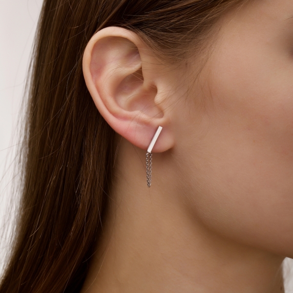 Silver earrings "Josephine" - 1 Silver earrings "Josephine" - 1