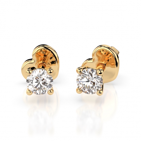 Gold Earrings «Luminessa» - 1 Gold Earrings «Luminessa» - 1